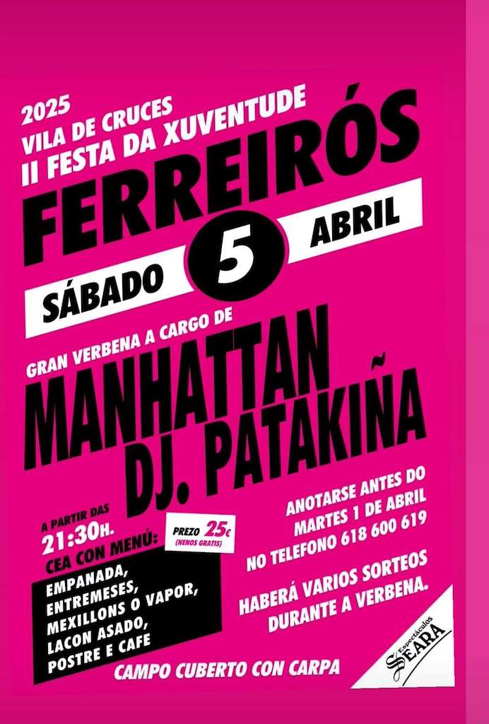 II Festa da Xuventude de Ferreiros (2025) en Vila de Cruces