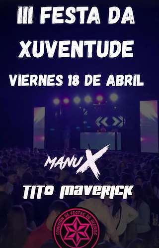 Fechas, información, programa, cartel, imágenes, mapa y ubicación de III Festa da Xuventude de Oleiros  en  Ribeira