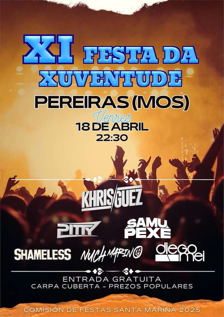 XI Festa da Xuventude de Pereiras (2025) en Mos