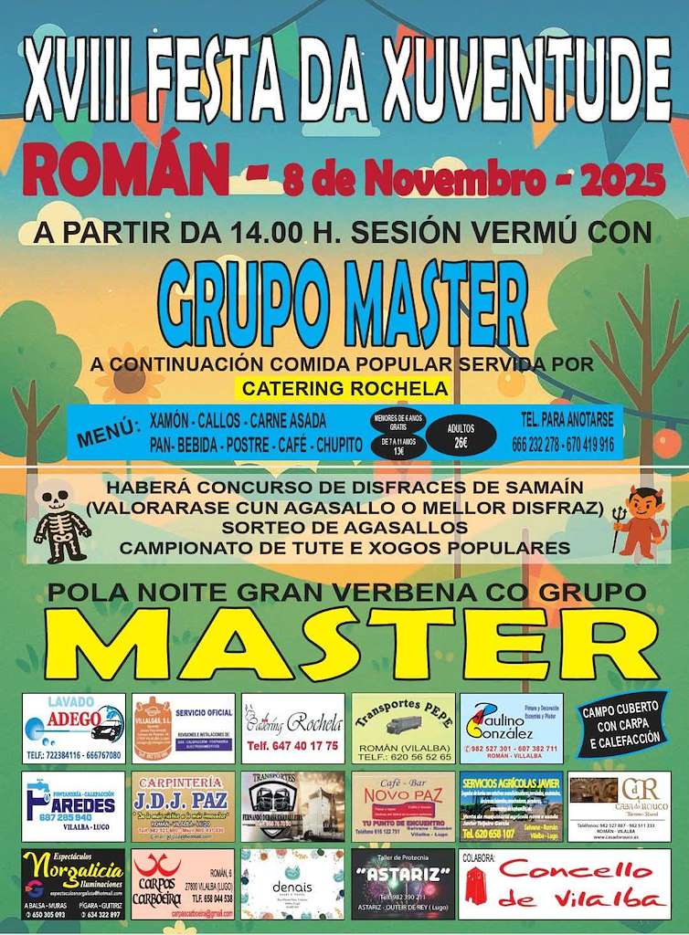 XVIII Festa da Xuventude de Román  en Vilalba