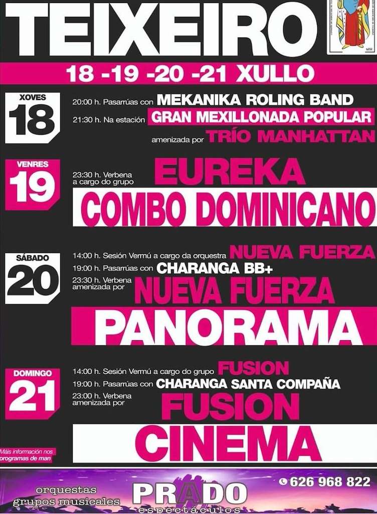 Festa da Xuventude de Teixeiro (2025) en Curtis