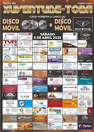 Fechas, información, programa, cartel, imágenes, mapa y ubicación de Festa da Xuventude de Toba  en  Cee