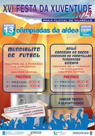 Fechas, información, programa, cartel, imágenes, mapa y ubicación de XVI Festa da Xuventude de Vilarello  en  Valga