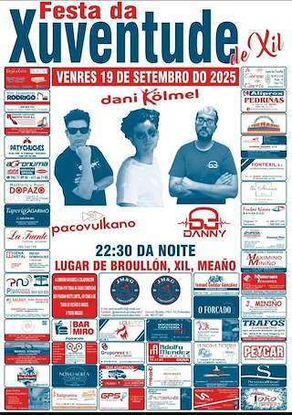 Fechas, información, programa, cartel, imágenes, mapa y ubicación de Festa da Xuventude de Xil  en  Meaño
