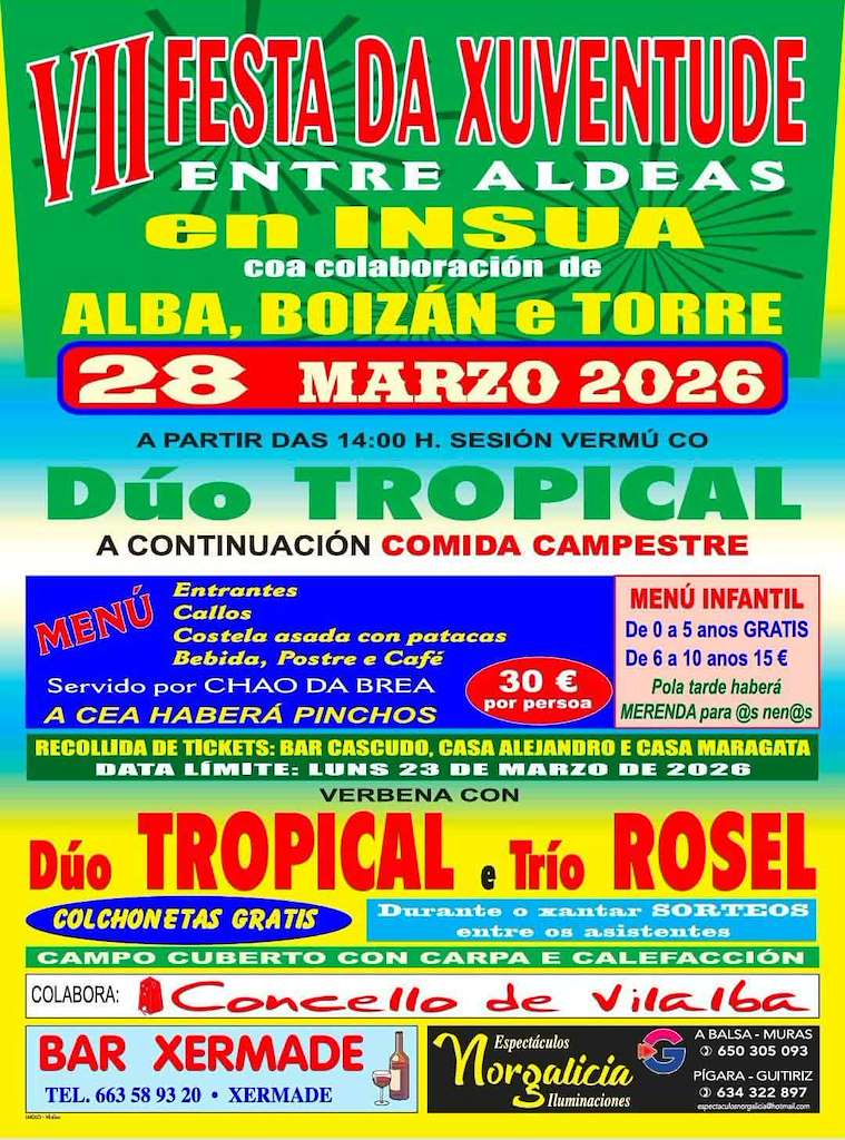 VII Festa da Xuventude Entre Aldeas de Insua en Vilalba