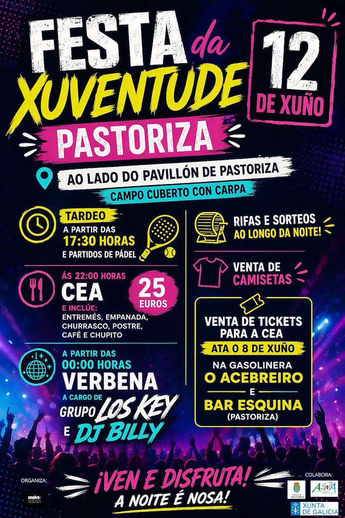 Festa da Xuventude (2026) en Pastoriza