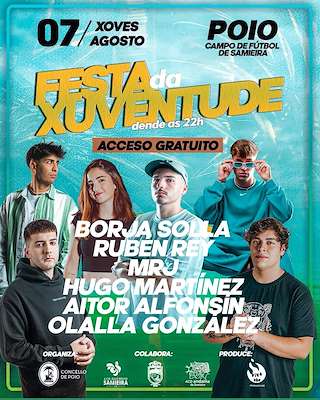 Fechas, información, programa, cartel, imágenes, mapa y ubicación de Festa da Xuventude  en  Poio