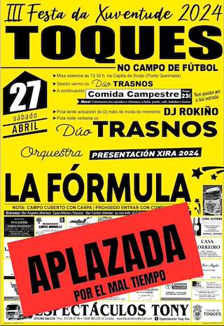 Fechas, información, programa, cartel, imágenes, mapa y ubicación de III Festa da Xuventude  en  Toques