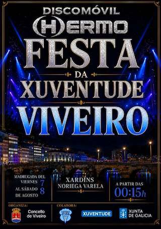 Fechas, información, programa, cartel, imágenes, mapa y ubicación de Festa da Xuventude (2026)  en  Viveiro