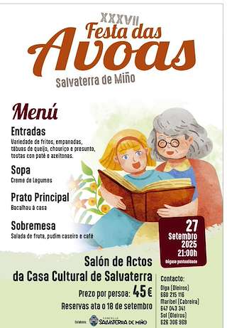 Fechas, información, programa, cartel, imágenes, mapa y ubicación de XXXVII Festa das Avoas (2025)  en  Salvaterra do Miño