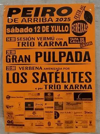 Fechas, información, programa, cartel, imágenes, mapa y ubicación de Festa das Cereixas de Peiro de Arriba  en  Culleredo