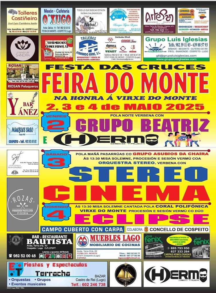 Festa das Cruces de Feira do Monte (2025) en Cospeito
