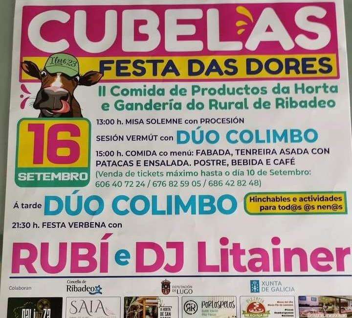 Festa das Dores de Cubelas en Ribadeo