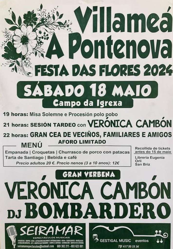 Festa das Flores de Villameá (2024) en A Pontenova