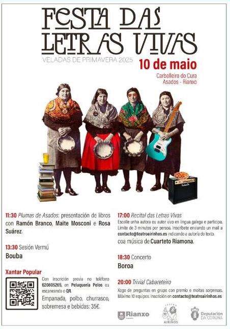 Festa das Letras Vivas (2025) en Rianxo