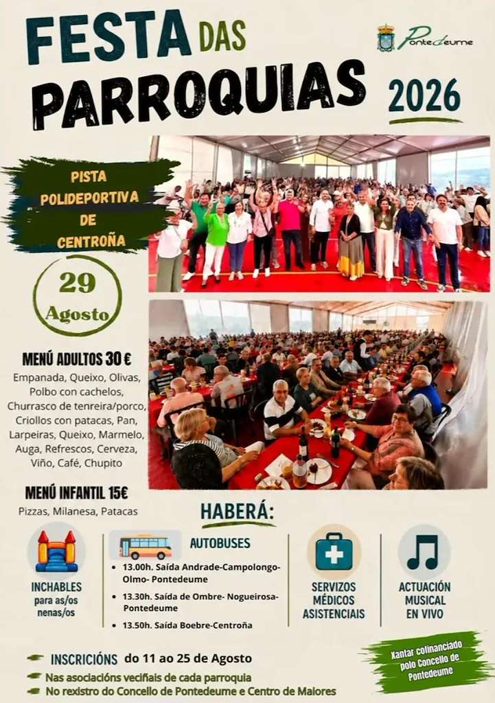 Festa das Parroquias (2026) en Pontedeume