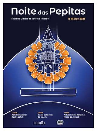 Fechas, información, programa, cartel, imágenes, mapa y ubicación de Festa das Pepitas  en  Ferrol