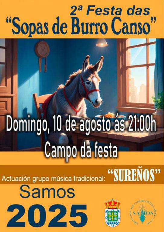 II Festa das Sopas de Burro Canso (2025) en Samos