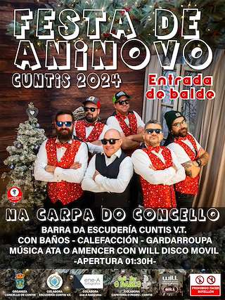 Fechas, información, programa, cartel, imágenes, mapa y ubicación de Festa de Aninovo  en  Cuntis