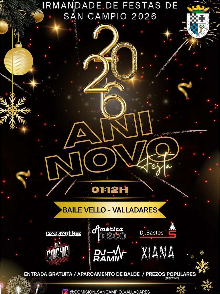 Festa de Aninovo de Valladares (2025) en Vigo