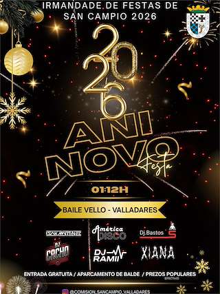 Fechas, información, programa, cartel, imágenes, mapa y ubicación de Festa de Aninovo de Valladares (2025)  en  Vigo