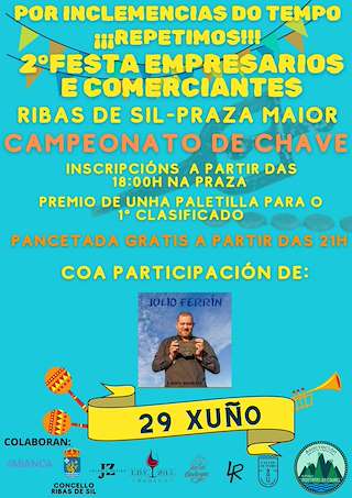 Fechas, información, programa, cartel, imágenes, mapa y ubicación de III Festa de Empresarios e Comerciantes   en  Quiroga