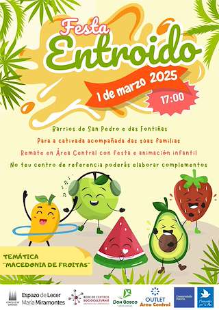 Fechas, información, programa, cartel, imágenes, mapa y ubicación de Festa de Entroido do Barrio de San Pedro e das Fontiñas  en  Santiago de Compostela