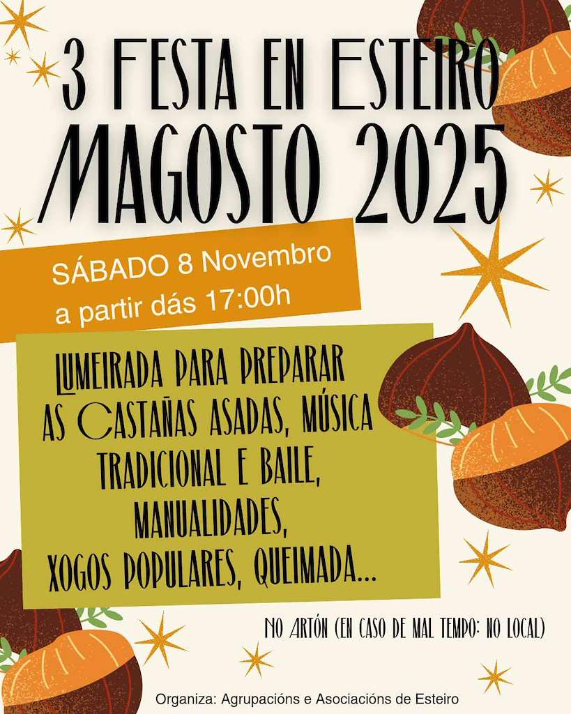 III Festa de Esteiro - Magosto en Muros