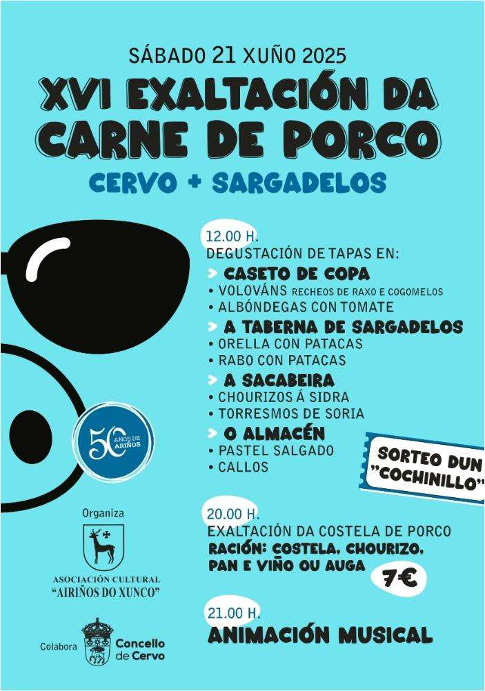 XVI Festa de Exaltación da Carne de Porco en Cervo