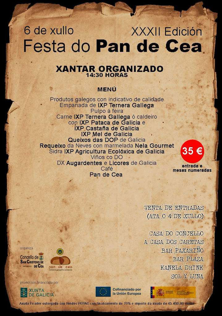 XXXII Festa de Exaltación do Pan de Cea en San Cristovo de Cea