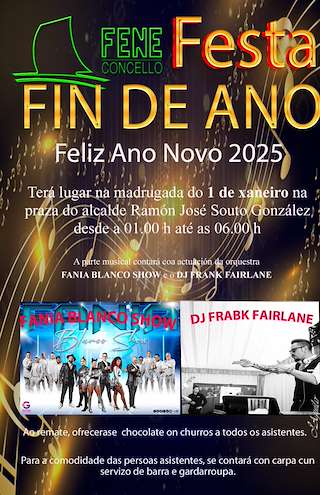 Fechas, información, programa, cartel, imágenes, mapa y ubicación de Festa de Fin de Ano  en  Fene