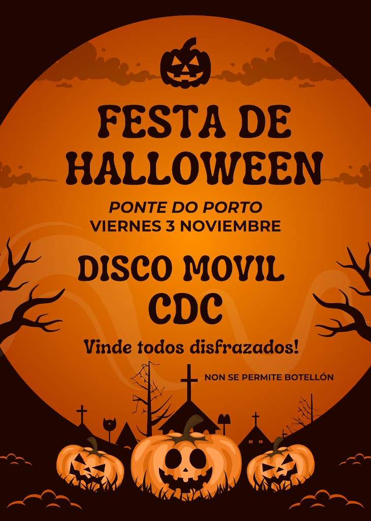 Festa de Halloween de Ponte do Porto en Camariñas