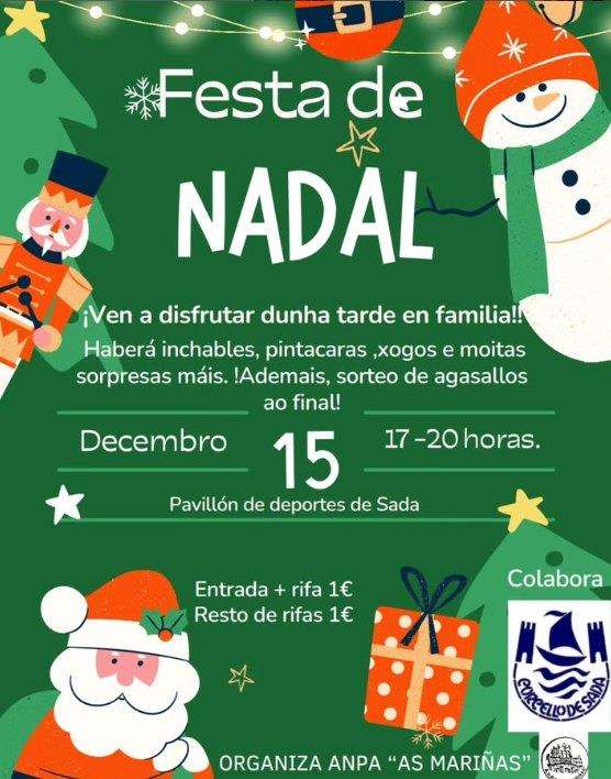 Festa de Nadal ANPA As Mariñas en Sada