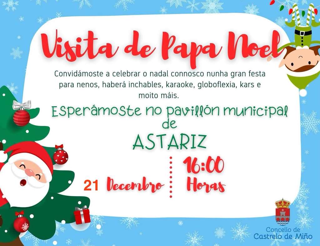 Festa de Nadal en Castrelo de Miño