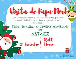 Fechas, información, programa, cartel, imágenes, mapa y ubicación de Festa de Nadal  en  Castrelo de Miño