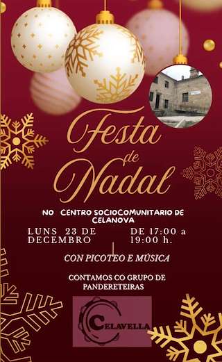 Fechas, información, programa, cartel, imágenes, mapa y ubicación de Festa de Nadal   en  Celanova