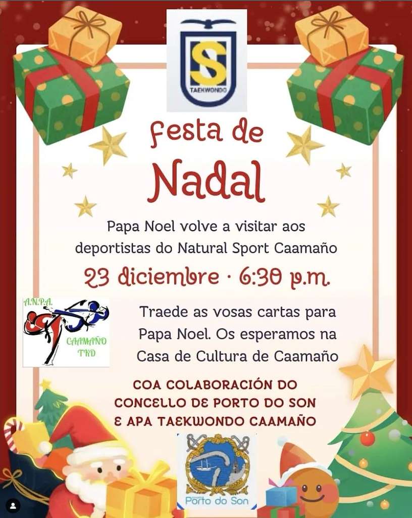 Festa de Nadal de Caamaño en Porto do Son