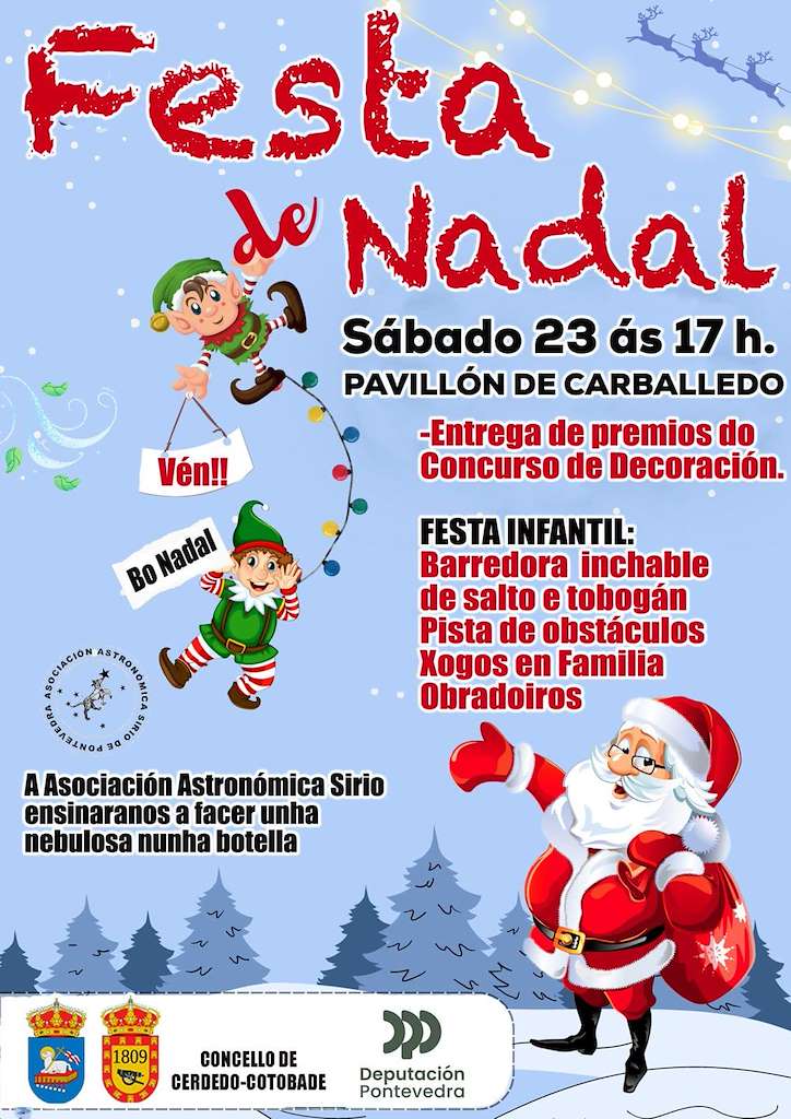 Festa de Nadal de Carballedo en Cerdedo-Cotobade