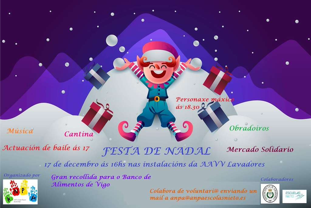 Festa de Nadal de Lavadores en Vigo