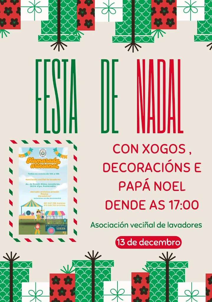 Festa de Nadal de Lavadores en Vigo