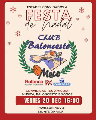 Fechas, información, programa, cartel, imágenes, mapa y ubicación de Festa de Nadal do Club de Baloncesto O Meco  en  O Grove