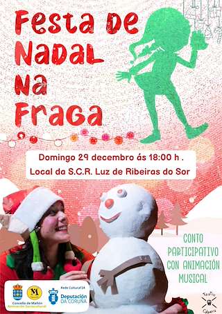 Fechas, información, programa, cartel, imágenes, mapa y ubicación de Festa de Nadal na Fraga  en  Mañón