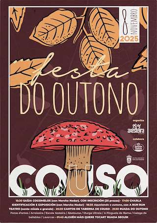 Fechas, información, programa, cartel, imágenes, mapa y ubicación de XXIII Festa de Outono de Couso (2025)  en  A Estrada
