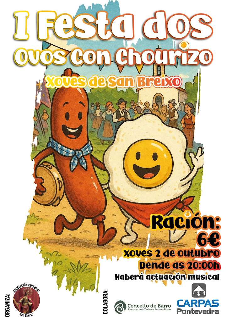 I Festa de Ovos con Chourizo en Barro