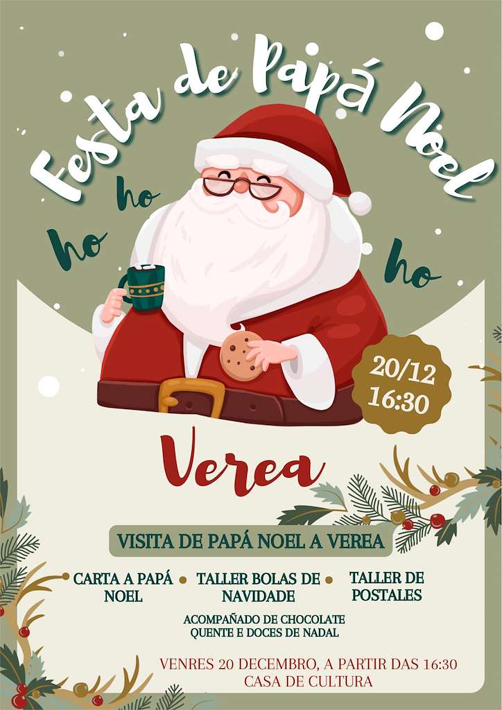 Festa de Papá Noel en Verea