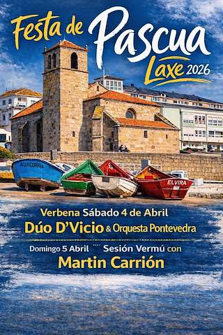 Fechas, información, programa, cartel, imágenes, mapa y ubicación de Festa de Pascua (2026)  en  Laxe