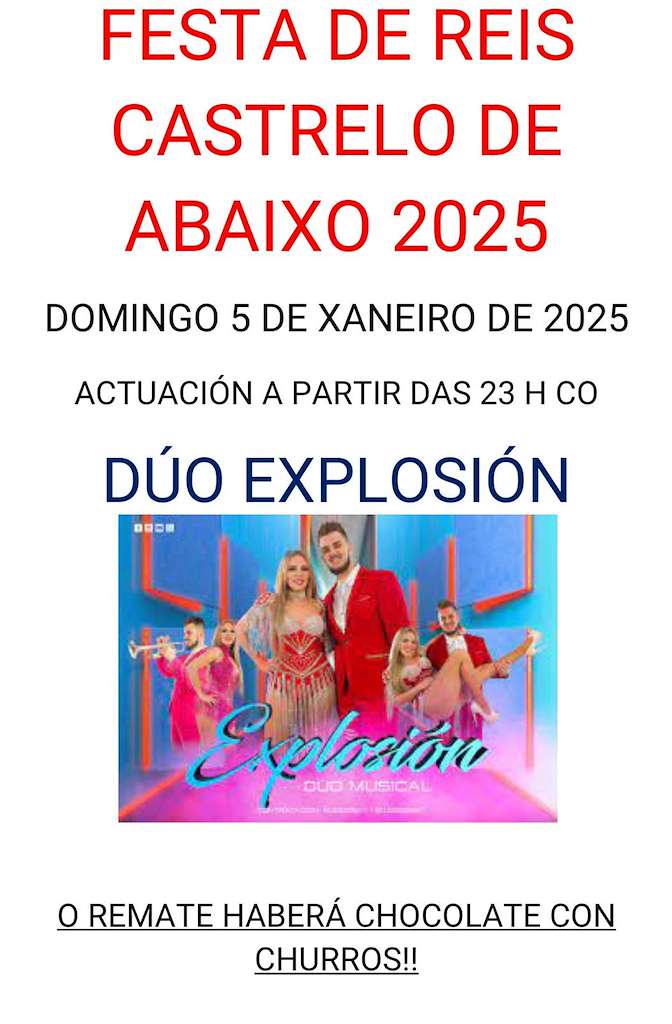 Festa de Reis de Castrelo de Abaixo en Riós