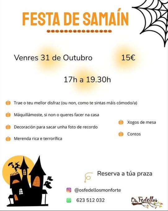 Festa de Samaín de Os Fedellos en Monforte de Lemos
