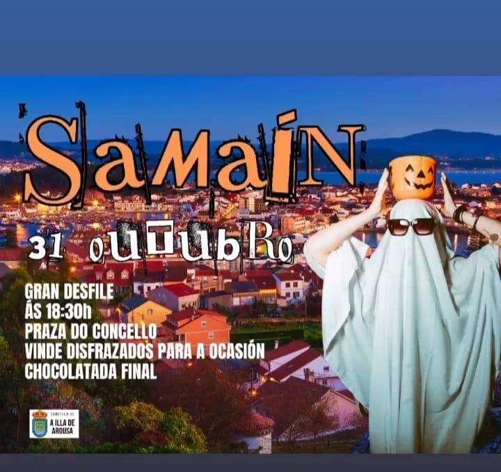 Festa de Samaín  en Illa de Arousa