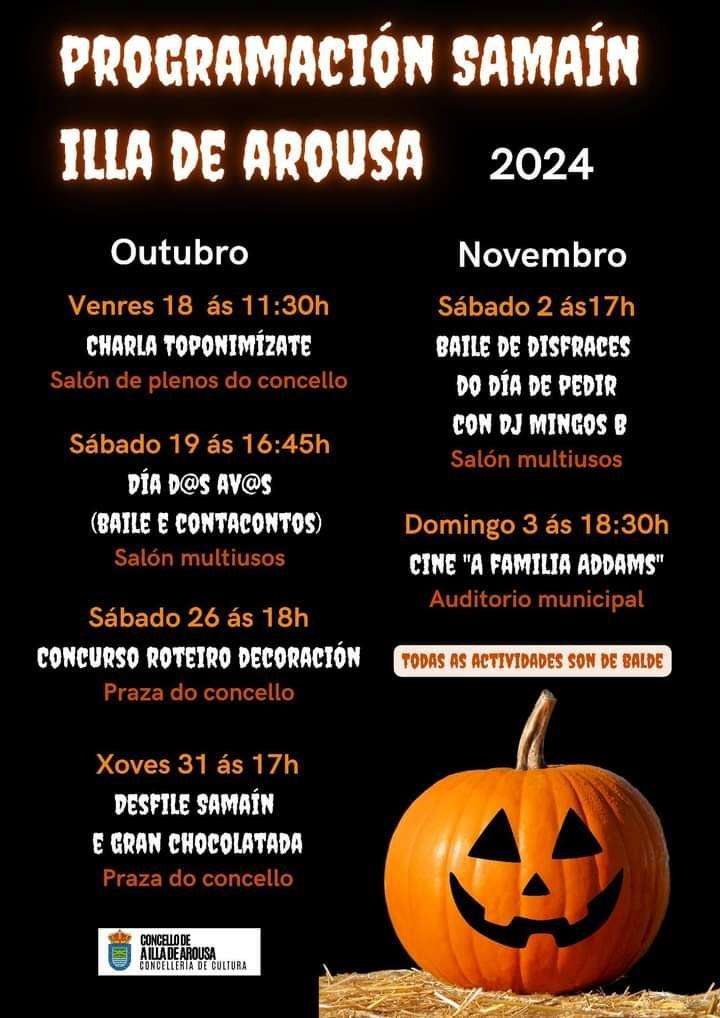 Festa de Samaín  en Illa de Arousa